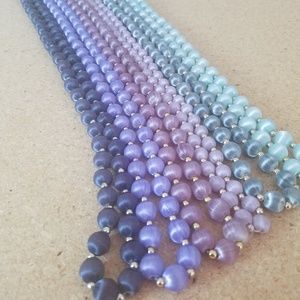 Silk Wrapped Necklaces - Lot